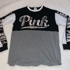 VS Pink Bling Long Sleeve